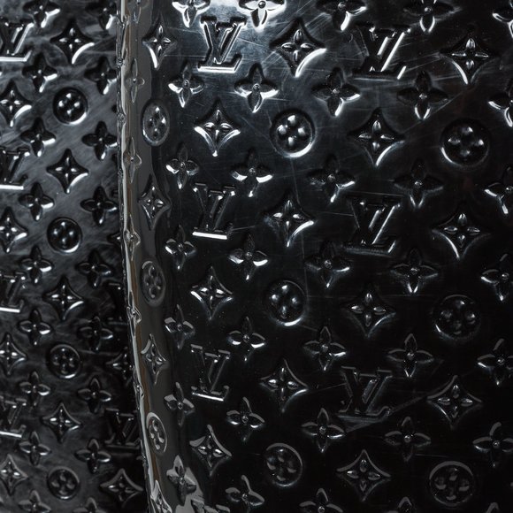 Louis Vuitton Black Monogram Splash High Rain Boots, Size 40 - Picture 8 of 10